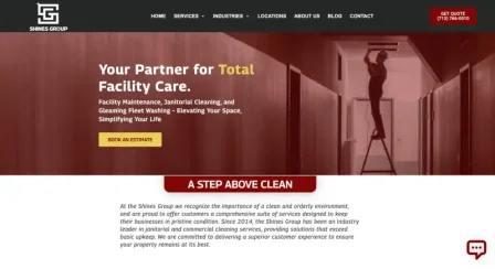 theshinesgroup-website-ux-sample